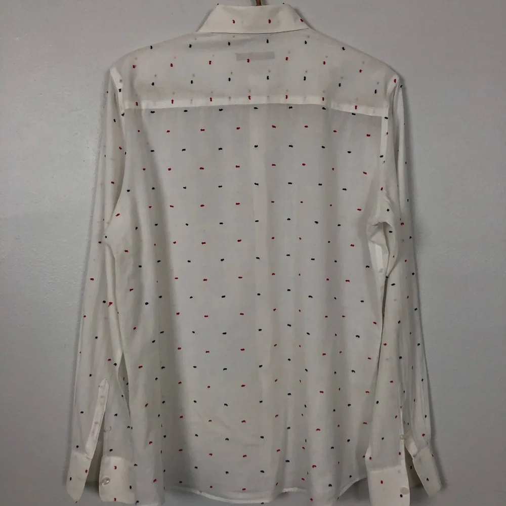 Adolfo Dominguez Long Sleeve Button Down Shirt 8.5 - Picture 5 of 8